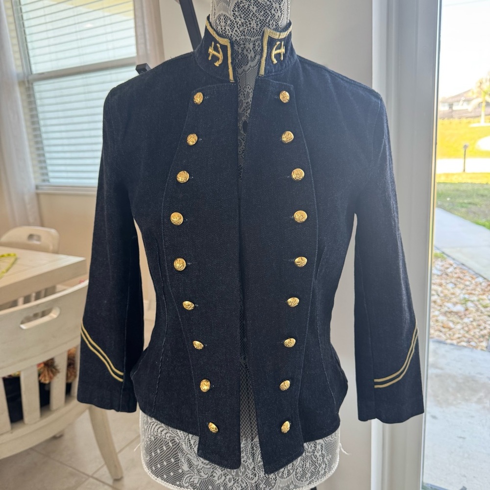 Bundle Ralph Lauren Demin blue and Gold with Military-Inspired Design - Picture 2 of 15
